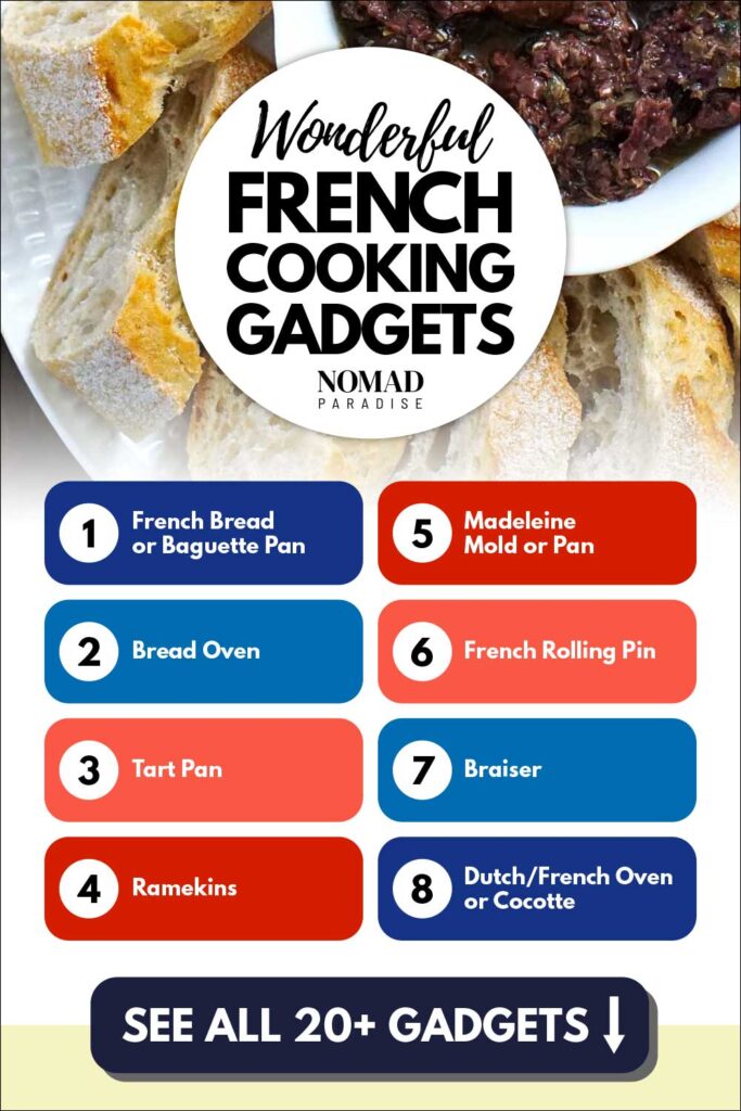 French tools and gadgets (list of ideas 1-8)