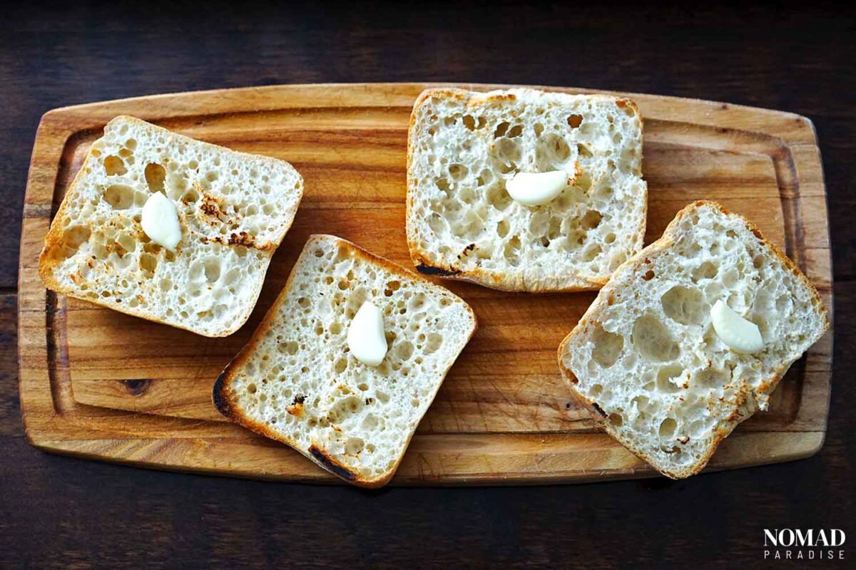 Portuguese Canned Sardines Recipe with Chives, Olive Oil, and Bread