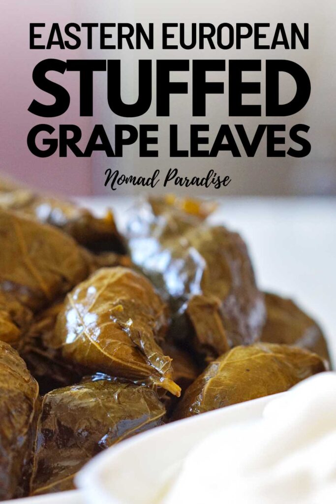 Eastern European Stuffed Grape Leaves Recipe