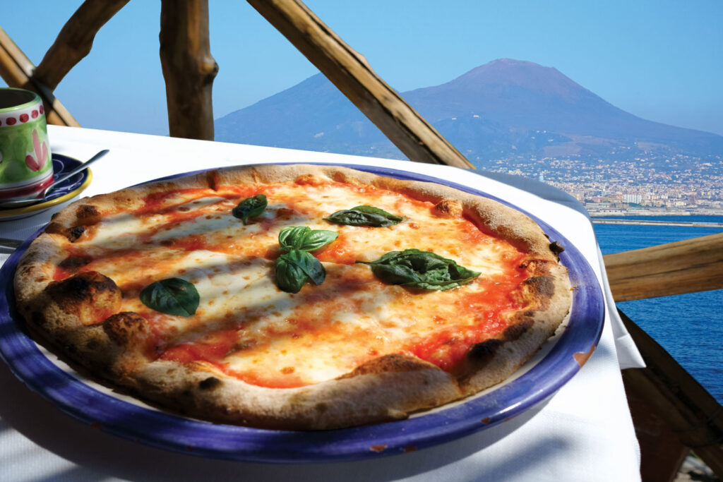 Pizza Margherita in Italy
