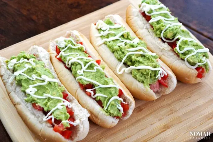 Completo (Chilean Hot Dog)