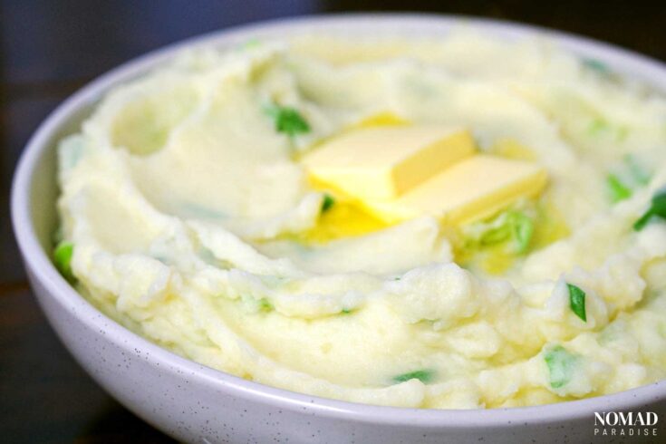 Irish Champ (Mashed Potatoes with Scallions)