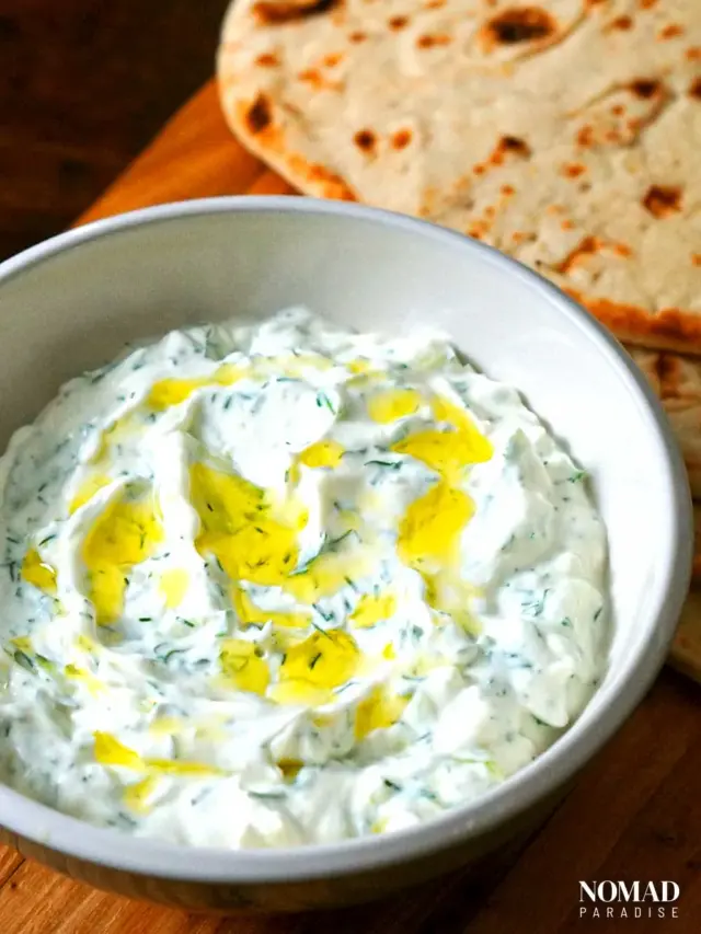 Easy Tzatziki Recipe (Greek Yogurt Sauce) - Nomad Paradise