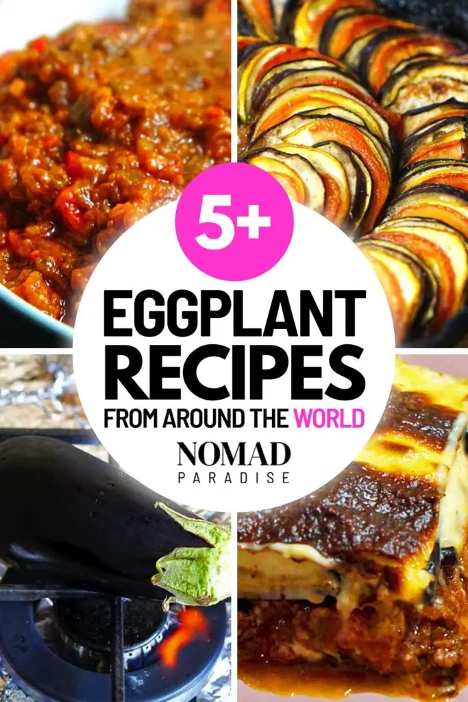 Eggplant Recipes from around the world (pin)
